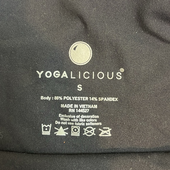 NWT: Yogalicious, high-rise ankle length leggings - Picture 6 of 8